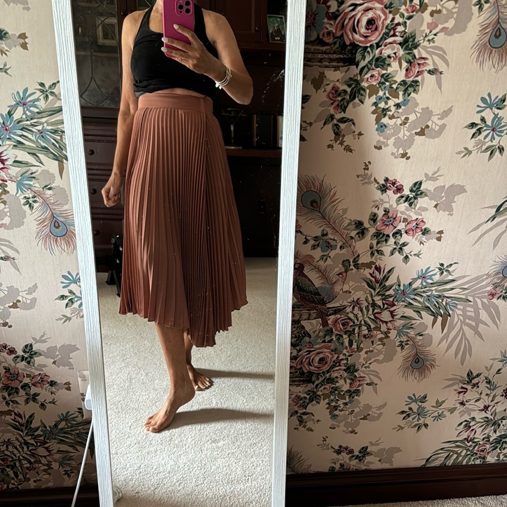Vince pleated skirt